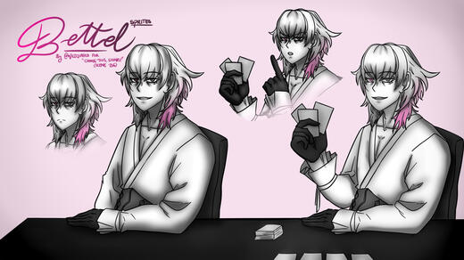 B/W Sprites CTS Bettel + Expressions