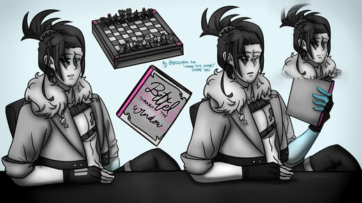 B/W Sprites CTS Shinri (2) + Expressions + Assets